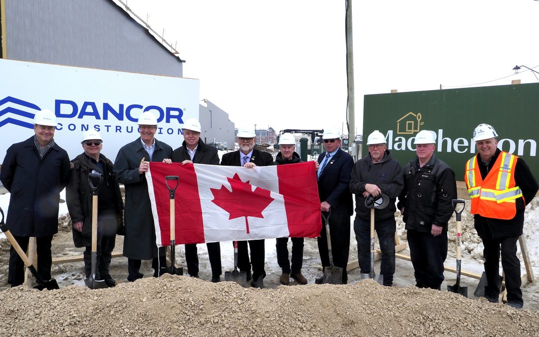 MacPherson Builders and Dancor Construction Celebrate Groundbreaking of New Commercial Development in Stayner, Ontario